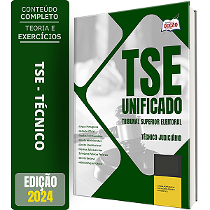 Apostila Concurso TSE Unificado 2024 - Técnico Judiciário