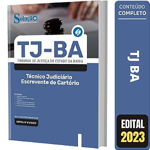 Apostila TJ BA - Técnico Judiciário - Escrevente de Cartório