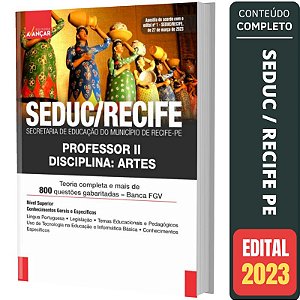 Apostila Concurso Seduc Sme Recife - professor 2 - Artes