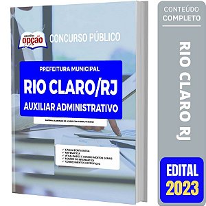 Apostila Prefeitura Rio Claro RJ - Auxiliar Administrativo