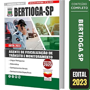 Apostila Prefeitura Bertioga Sp - Agente Fiscalização de Trânsito