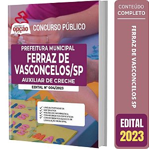 Apostila Ferraz de Vasconcelos SP - Auxiliar de Creche