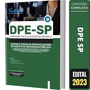 Apostila DPE SP - Comum Agente de Defensoria Pública