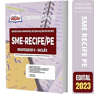 Apostila SME Recife PE - Professor 2 - Língua Inglesa
