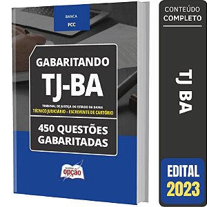 Caderno TJ-BA - Técnico Judiciário - Escrevente de Cartório