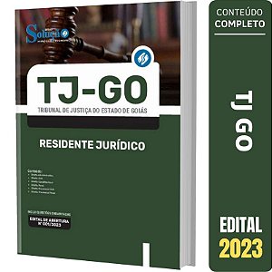 Apostila Concurso TJ GO - Residente Jurídico