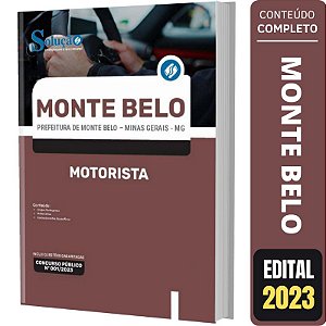 Apostila Concurso Monte Belo MG - Motorista