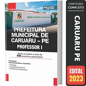Apostila Concurso Caruaru PE - Professor 1