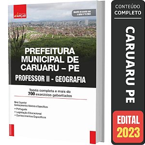 Apostila Prefeitura Caruaru Pe - Professor 2 - Geografia