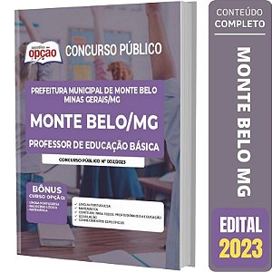 Apostila Monte Belo MG - Professor de Educação Básica