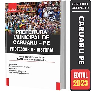 Apostila Caruaru Pe - Professor 2 - História