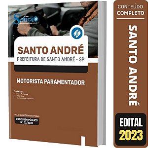 Apostila Prefeitura Santo André SP - Motorista Paramentador