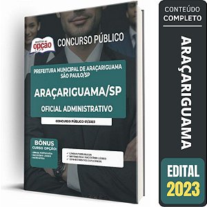 Apostila Concurso Araçariguama SP - Oficial Administrativo