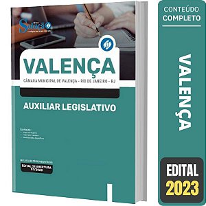 Apostila Câmara Valença RJ - Auxiliar Legislativo