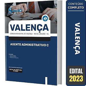 Apostila Câmara Valença RJ - Agente Administrativo C
