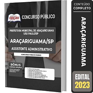 Apostila Araçariguama SP - Assistente Administrativo