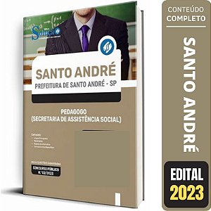 Apostila Santo André SP - Pedagogo (Assistência Social)