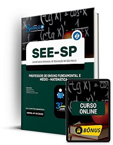 Apostila SEE SP 2023 - Professor de Matemática - Parte Específica