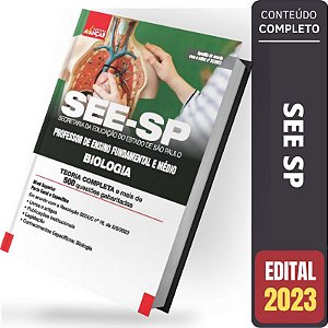 Apostila Concurso SEE SP 2023 - Professor de Biologia - Parte Geral e Específica
