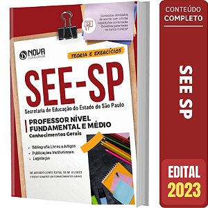 Apostila SEE SP - Professor de Ensino Fundamental e Médio