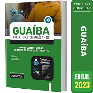 Apostila Guaíba RS - Professor Docente Educação Infantil