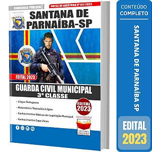 Apostila Santana De Parnaíba Sp - Guarda Civil Municipal