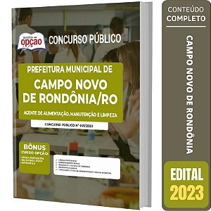 Apostila Campo Novo de Rondônia RO - Agente de Alimentação
