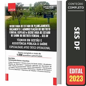 Apostila Concurso SES DF SEPLAD - Apoio Tático Operacional