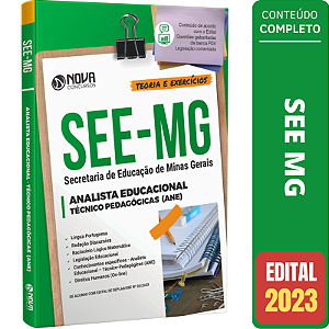 Apostila SEE MG 2023 - Analista Educacional - Técnicas Pedagógicas - ANE