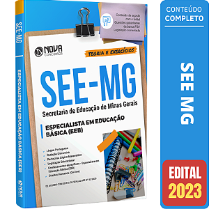 Apostila SEE MG 2023 - Especialista em Educação Básica - EEB