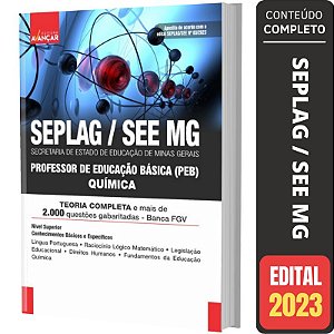 Apostila SEE MG 2023 - Professor De Química