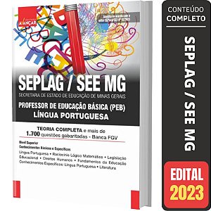 Apostila SEE MG 2023 - Professor de Língua Portuguesa - Português