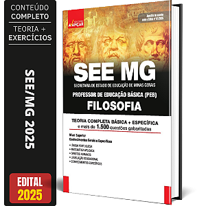 Apostila Concurso SEE MG 2025 - Professor De Filosofia