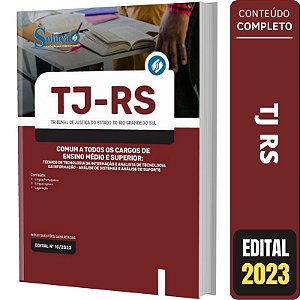 Apostila TJ RS - Comum Cargos de Ensino Médio e Superior
