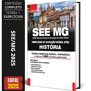 Apostila Concurso SEE MG 2025 - Professor De História