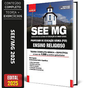 Apostila Concurso SEE MG 2025 - Professor - Ensino Religioso