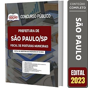 Apostila Concurso São Paulo - Fiscal de Posturas Municipais