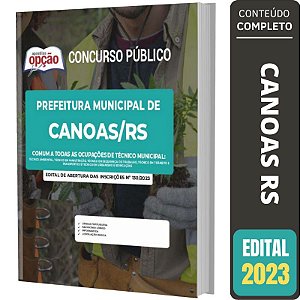 Apostila Canoas RS - Comum Ocupações de Técnico Municipal