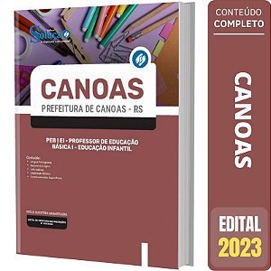 Apostila Prefeitura Canoas Rs - Peb I Ei Educação Infantil