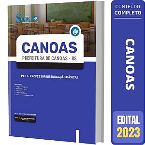 Apostila Canoas RS - PEB I - Professor de Educação Básica I