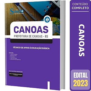 Apostila Canoas RS - Técnico de Apoio à Educação Básica