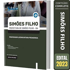 Apostila Simões Filho Ba - Professor Licenciatura Pedagogia
