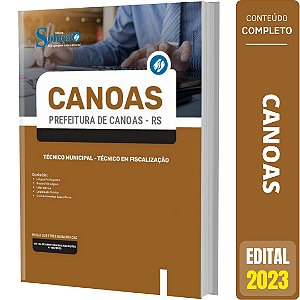 Apostila Concurso Canoas RS - Técnico em Fiscalização