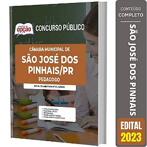 Apostila Câmara de São José dos Pinhais PR - Pedagogo