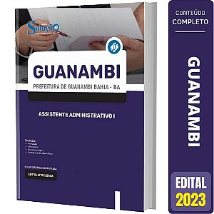 Apostila Concurso Guanambi BA - Assistente Administrativo 1