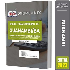 Apostila Concurso Guanambi BA - Cargos Ensino Médio/Técnico