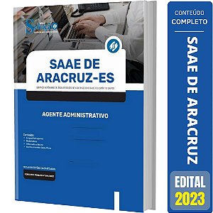Apostila Concurso SAAE Aracruz ES - Agente Administrativo