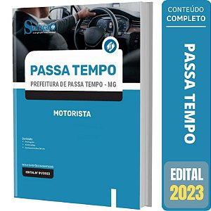 Apostila Prefeitura de Passa Tempo MG - Motorista
