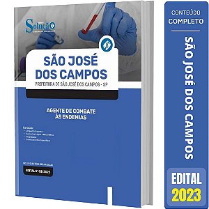 Apostila São José dos Campos SP - Agente de Combate Endemias