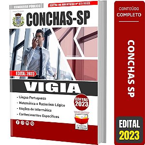 Apostila Concurso CONCHAS SP - VIGIA